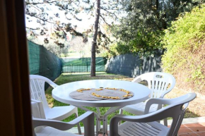 S075 - Sirolo, bilocale con giardino e garage in centro